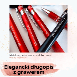 Elegancki długopis z grawerem