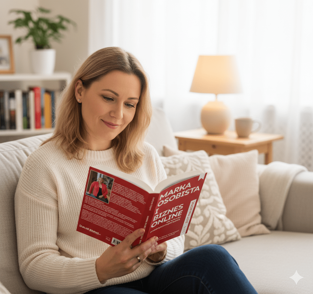 Jola czyta książkę Marka osobista i&nbsp;biznes online