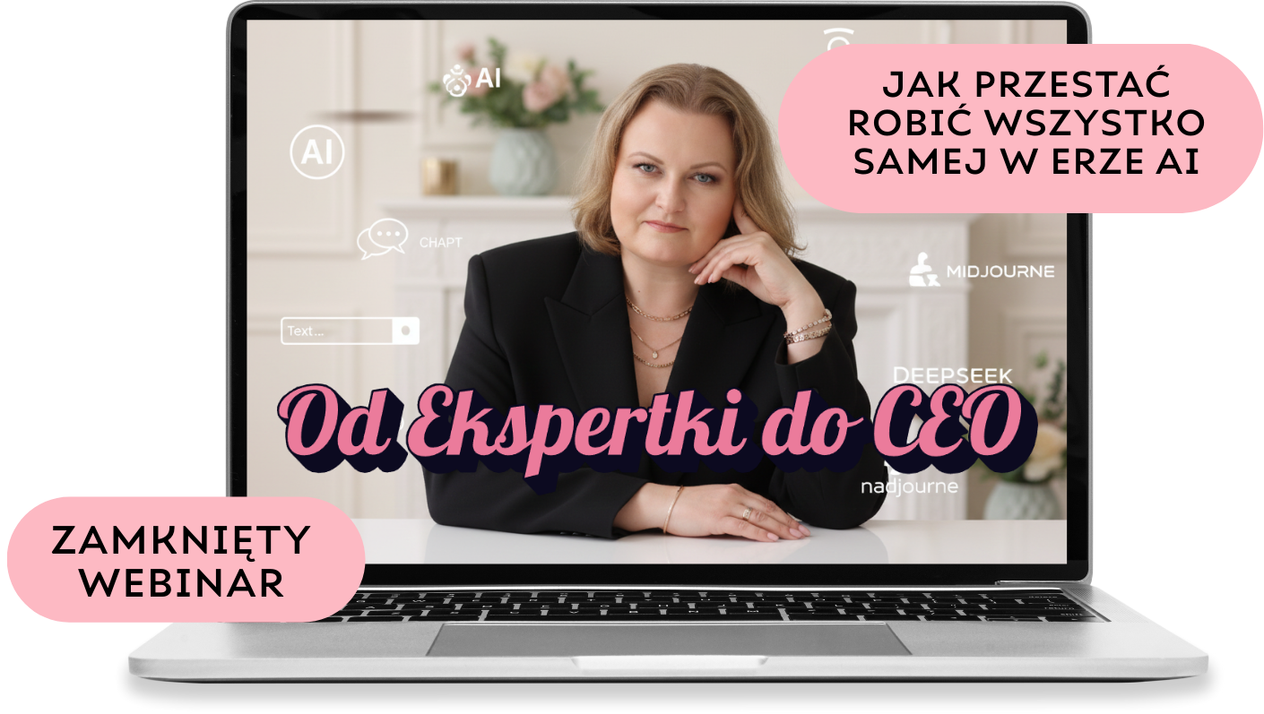 Od ekspertki do CEO webinar