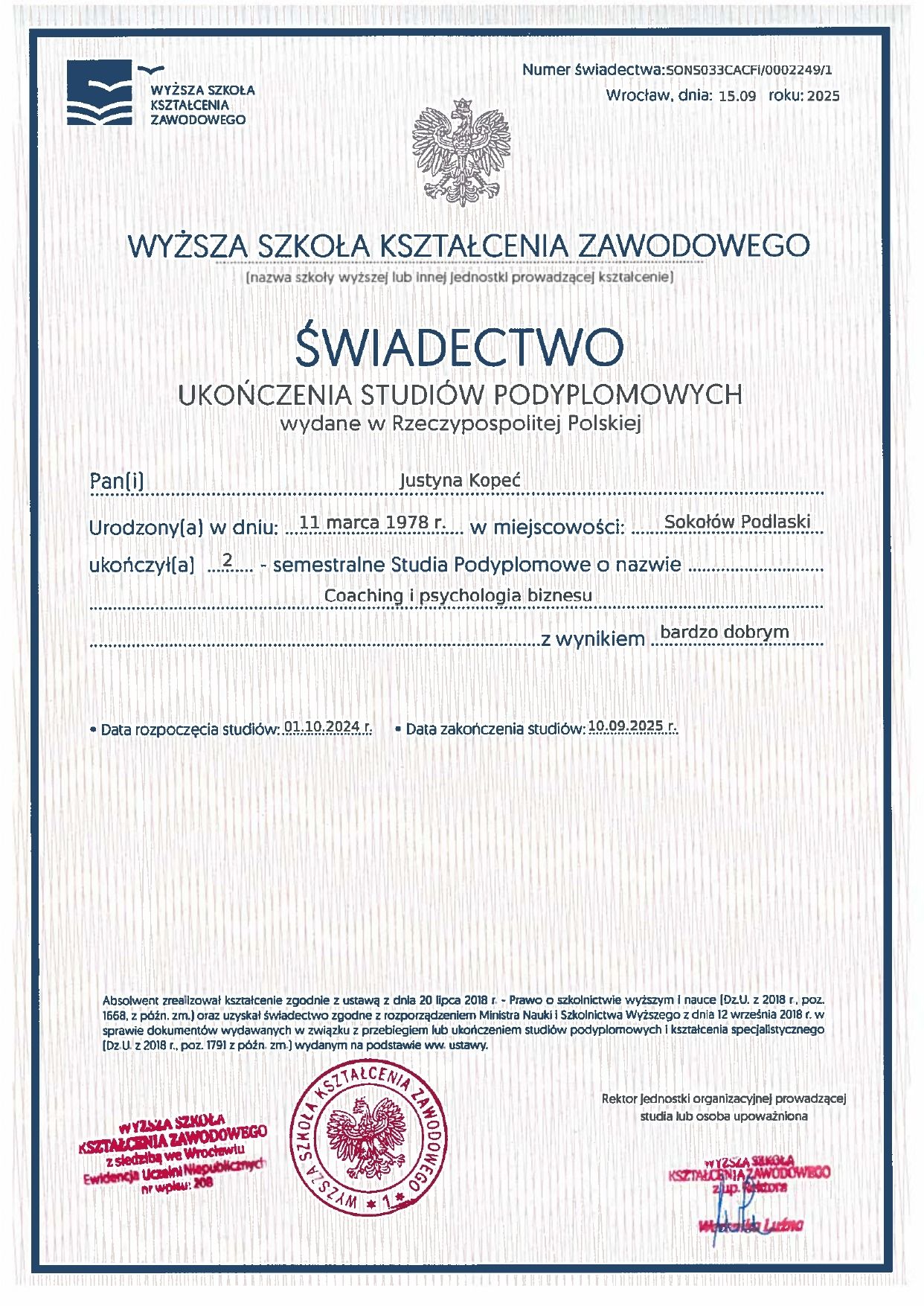 Coaching i psychologia biznesu