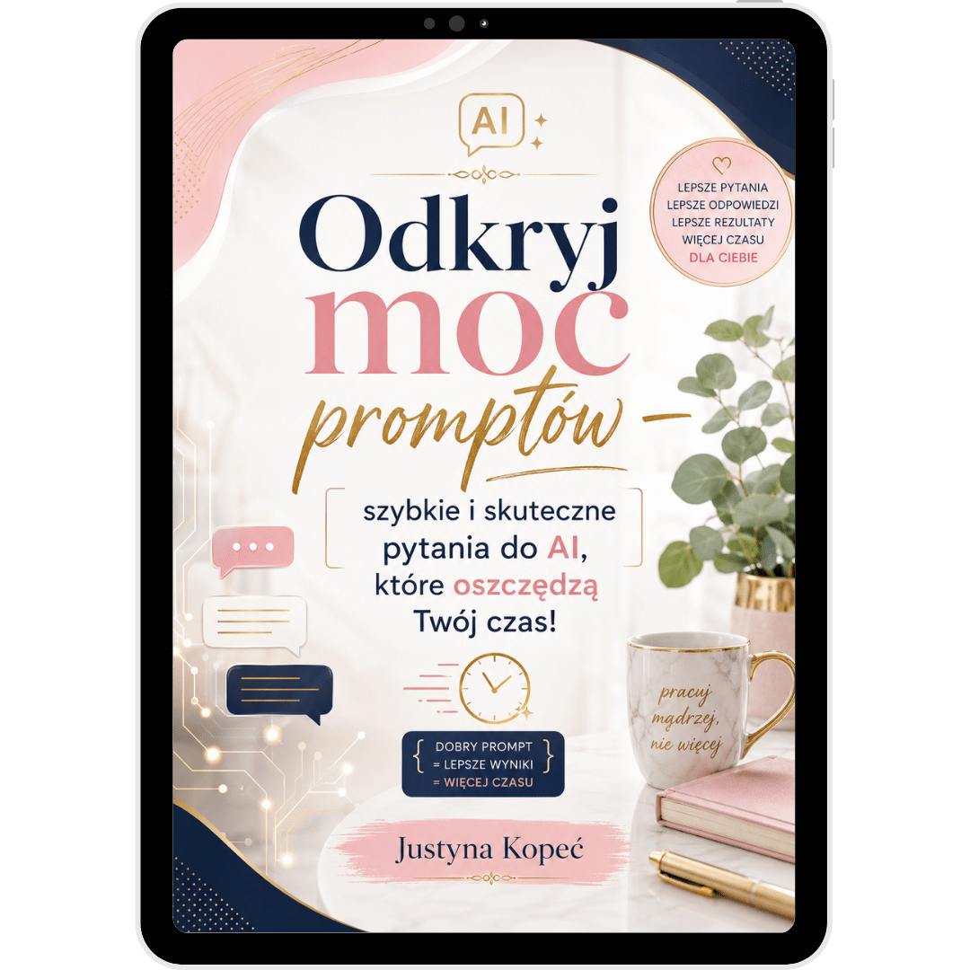 Odkryj moc promptów Justyna Kopeć ebook