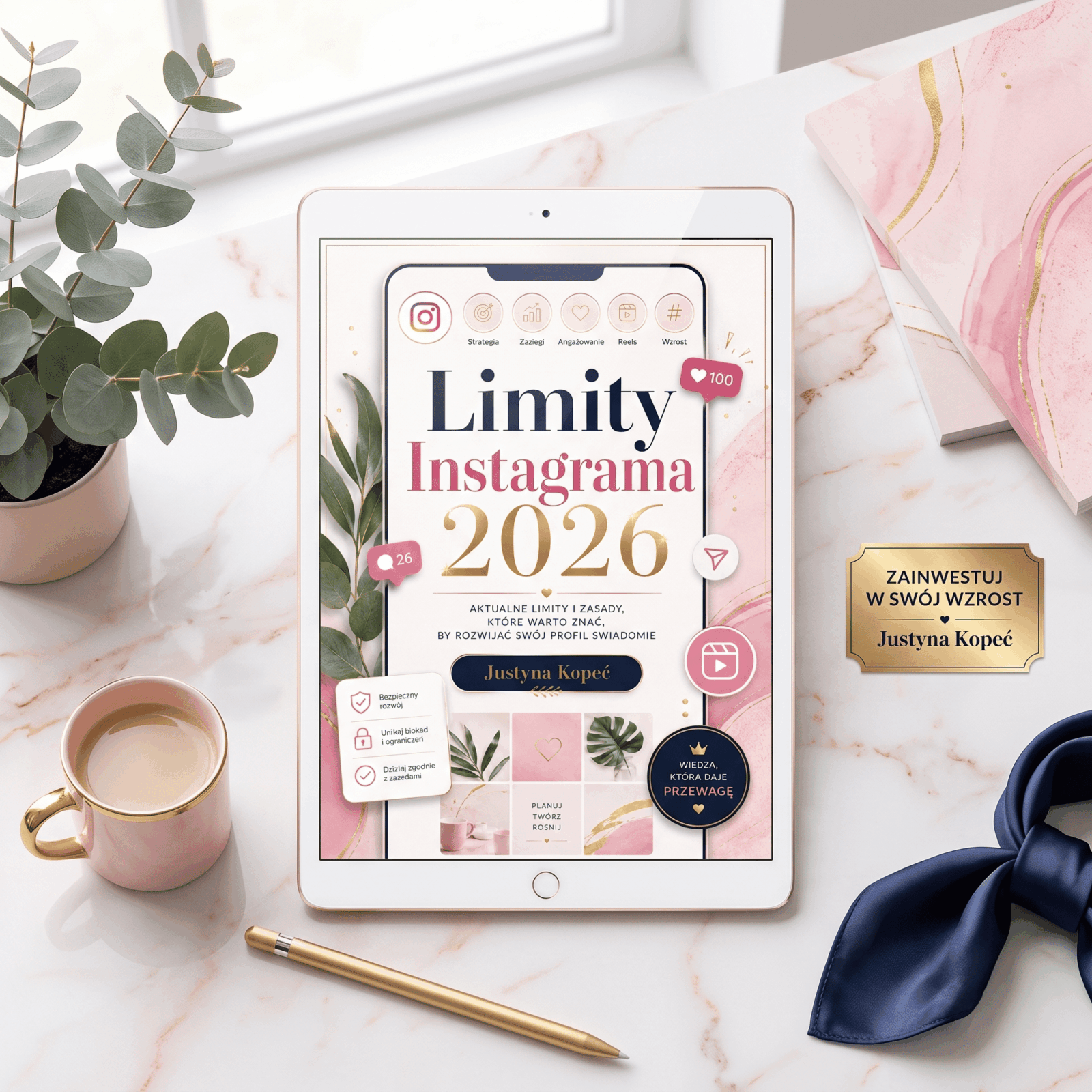 Limity Instagrama 2026 ebook Justyna Kopeć