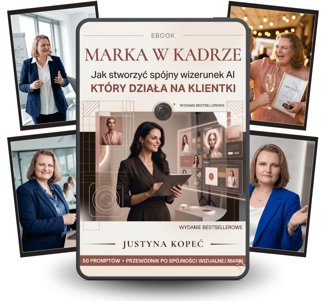 Marka w kadrze 50 zdjęć AI