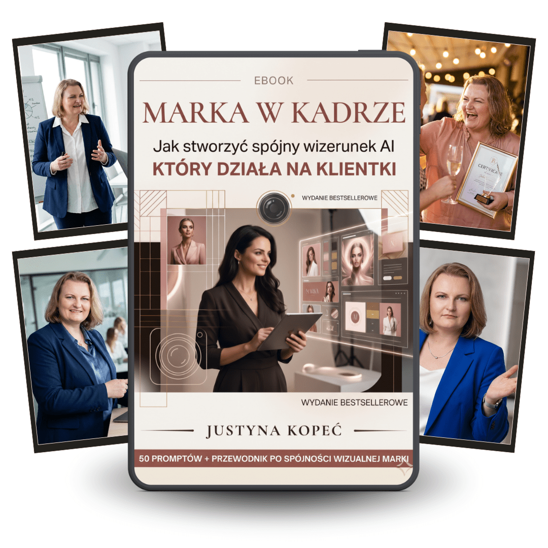 Marka w kadrze 50 zdjęć AI