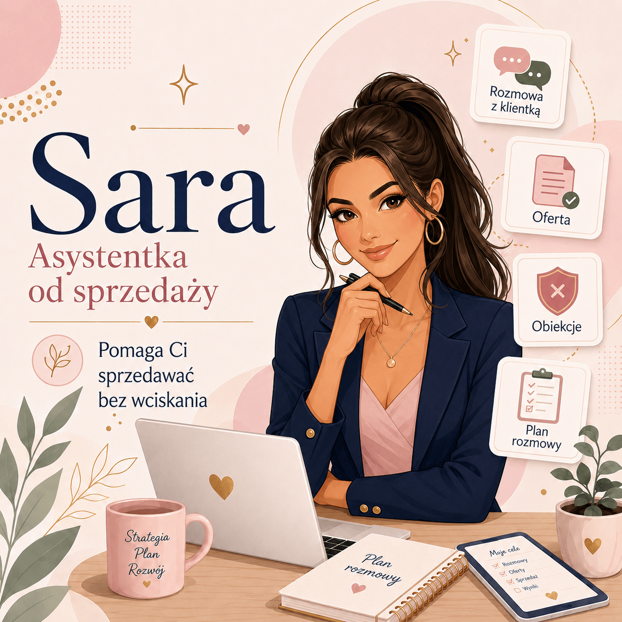 Sara - asystentka od sprzedaży (program Firma JA)