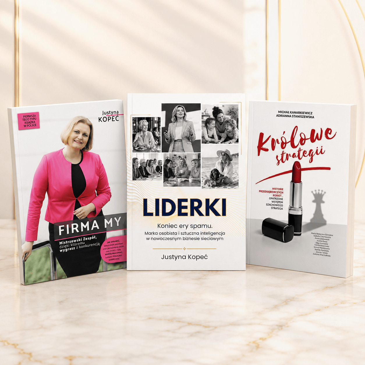 książki zestaw trzeci - liderka i zespół