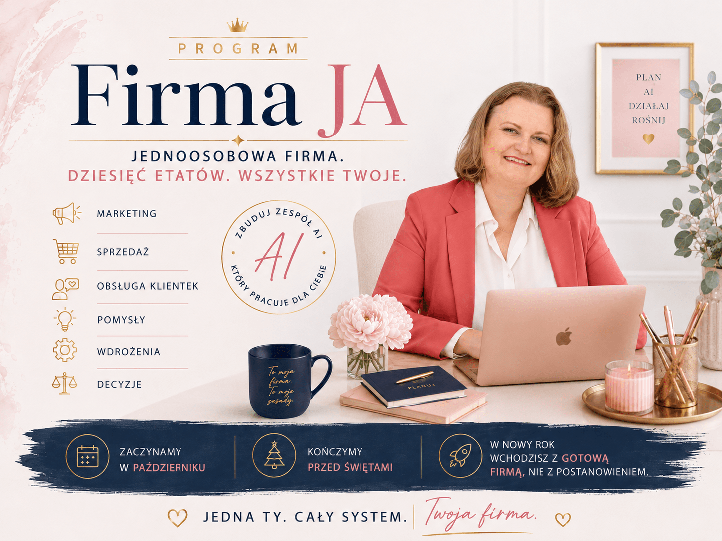 program flagowy Justyny Kopeć Firma JA