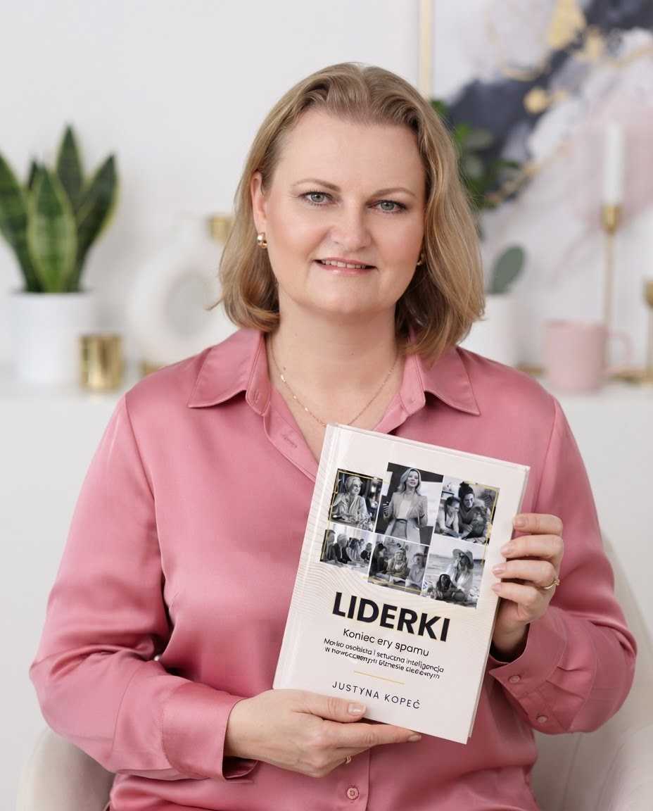 Liderki mocuk-up 003 LIDERKI Koniec ery spamu Justyna Kopeć książka